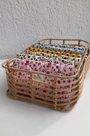 Floral case for glasses