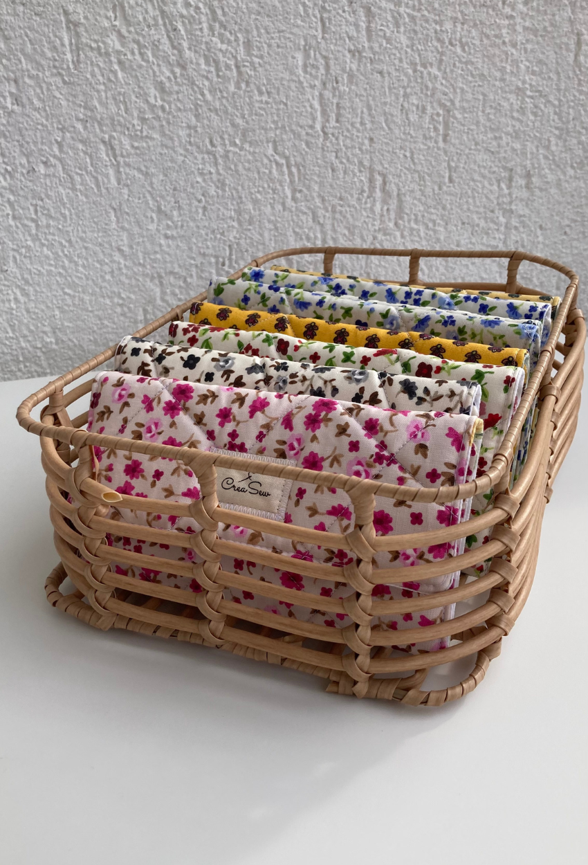 Floral case for glasses