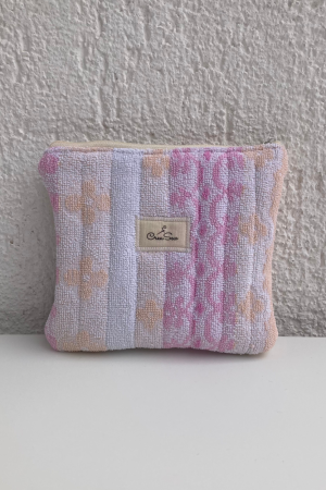 Flat Pinkish Vintage Pouch