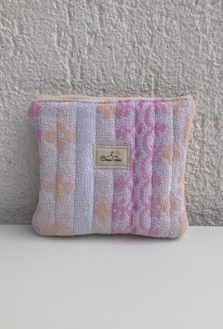 Flat Pinkish Vintage Pouch