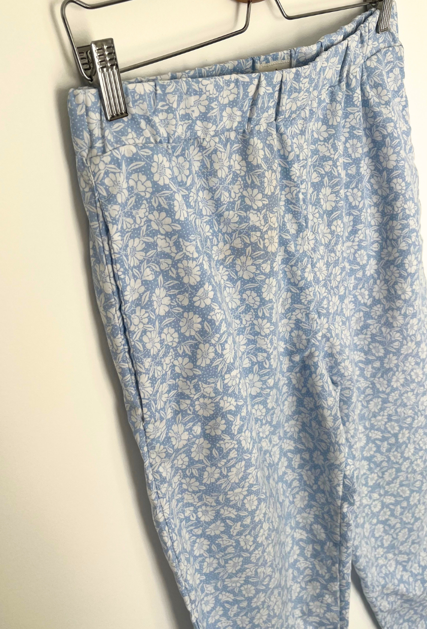 Flowery Blue Pants - Image 4