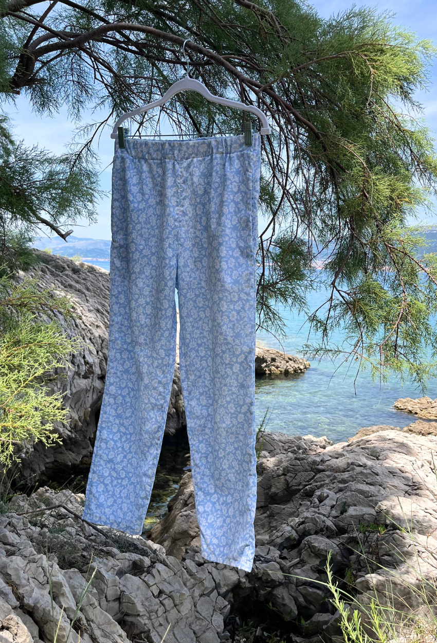 Flowery Blue Pants - Image 2