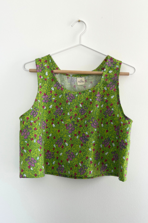 Green Butterflies Top