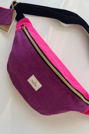 Purple and Pink Fanny Pack