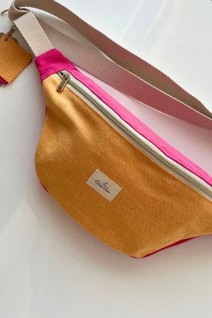 Yellow and Pink Fanny Pack