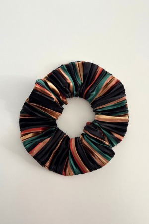 Metallic-Colored Scrunchie