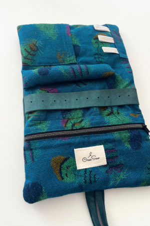 Blue Jewellery Pouch