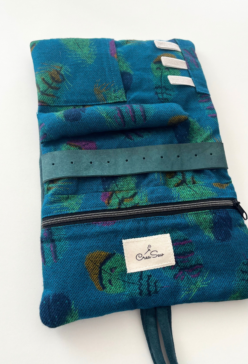 Blue Jewellery Pouch