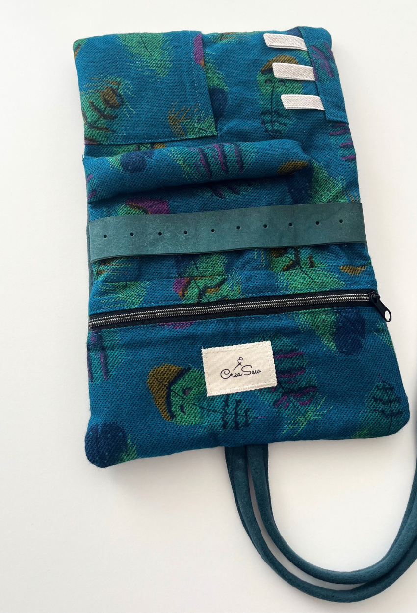 Blue Jewellery Pouch - Image 3