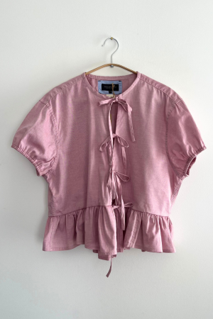 Pink Shirt with Bows