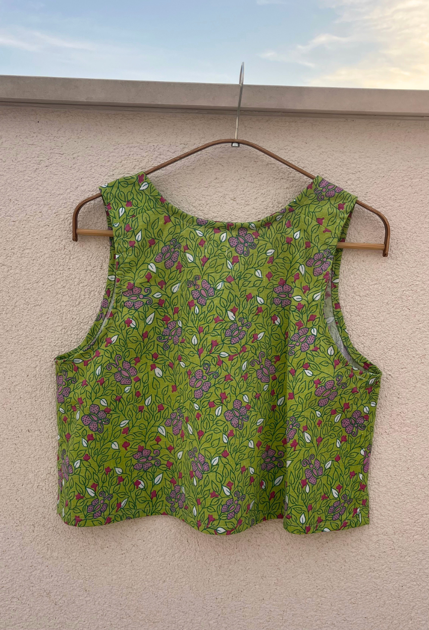 Green Butterflies Top - Image 2