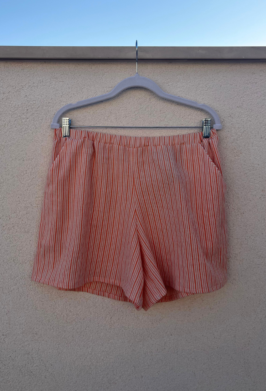 Orange Linen Top and Shorts - Image 7