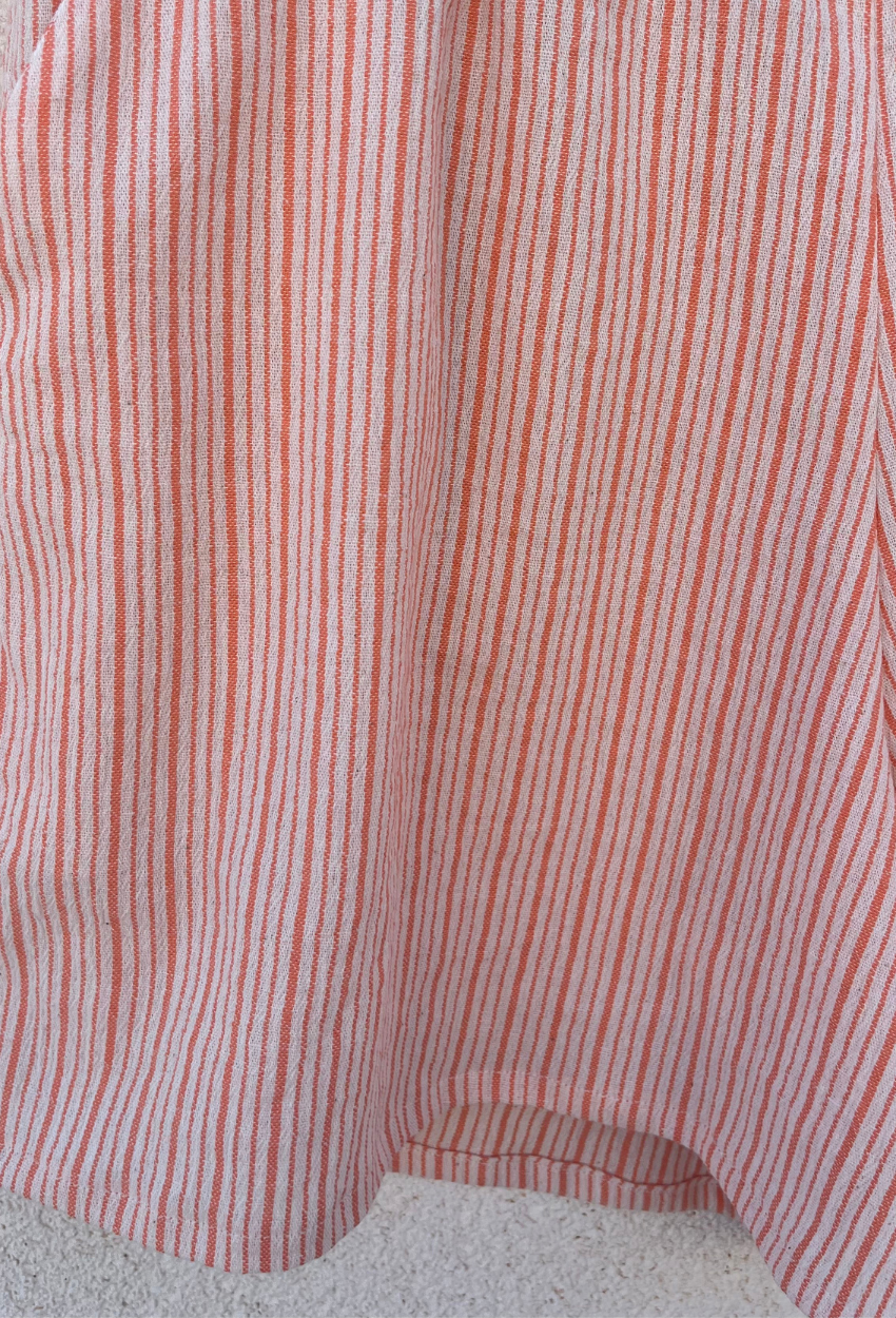 Orange Linen Top and Shorts - Image 9