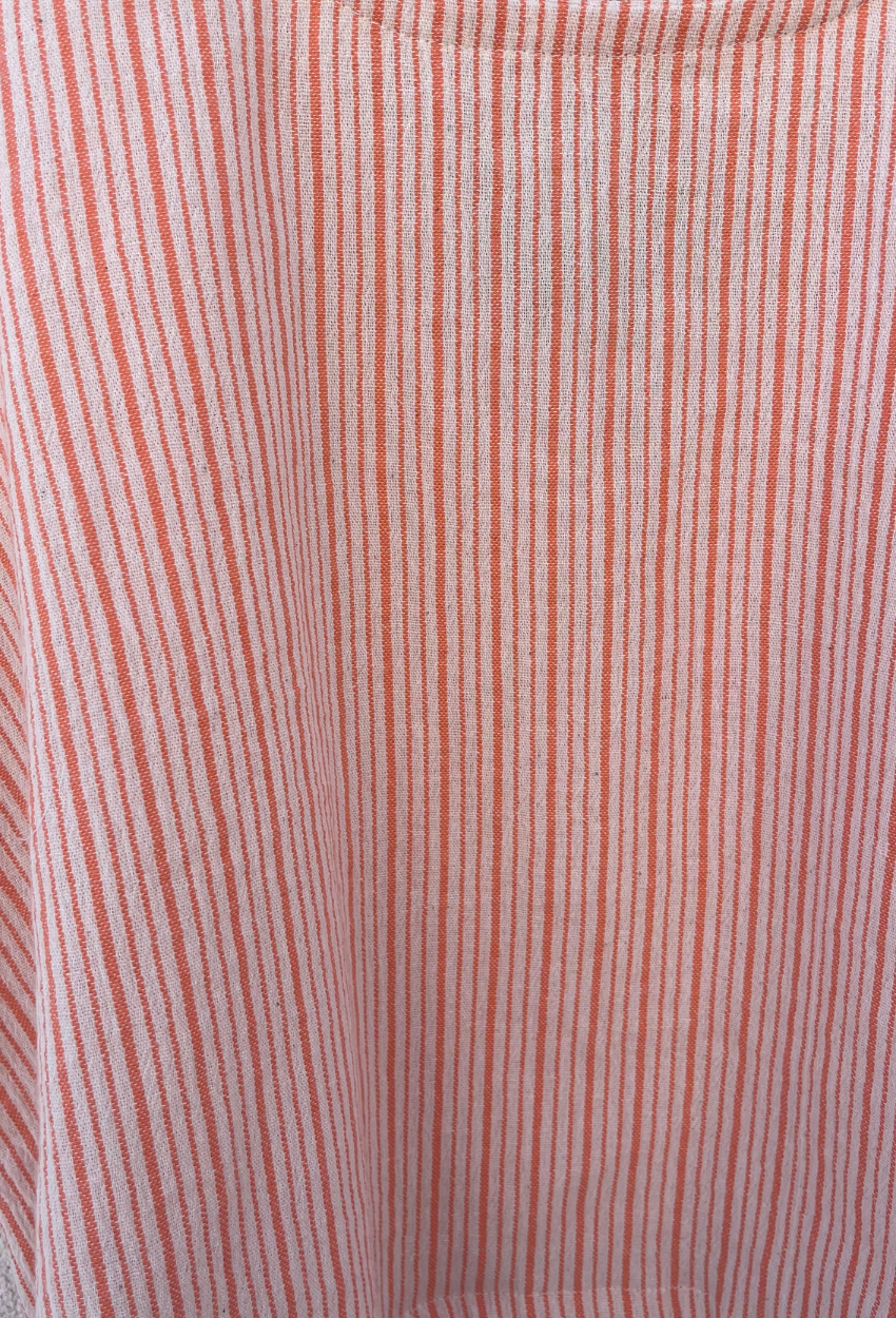 Orange Linen Top and Shorts - Image 4
