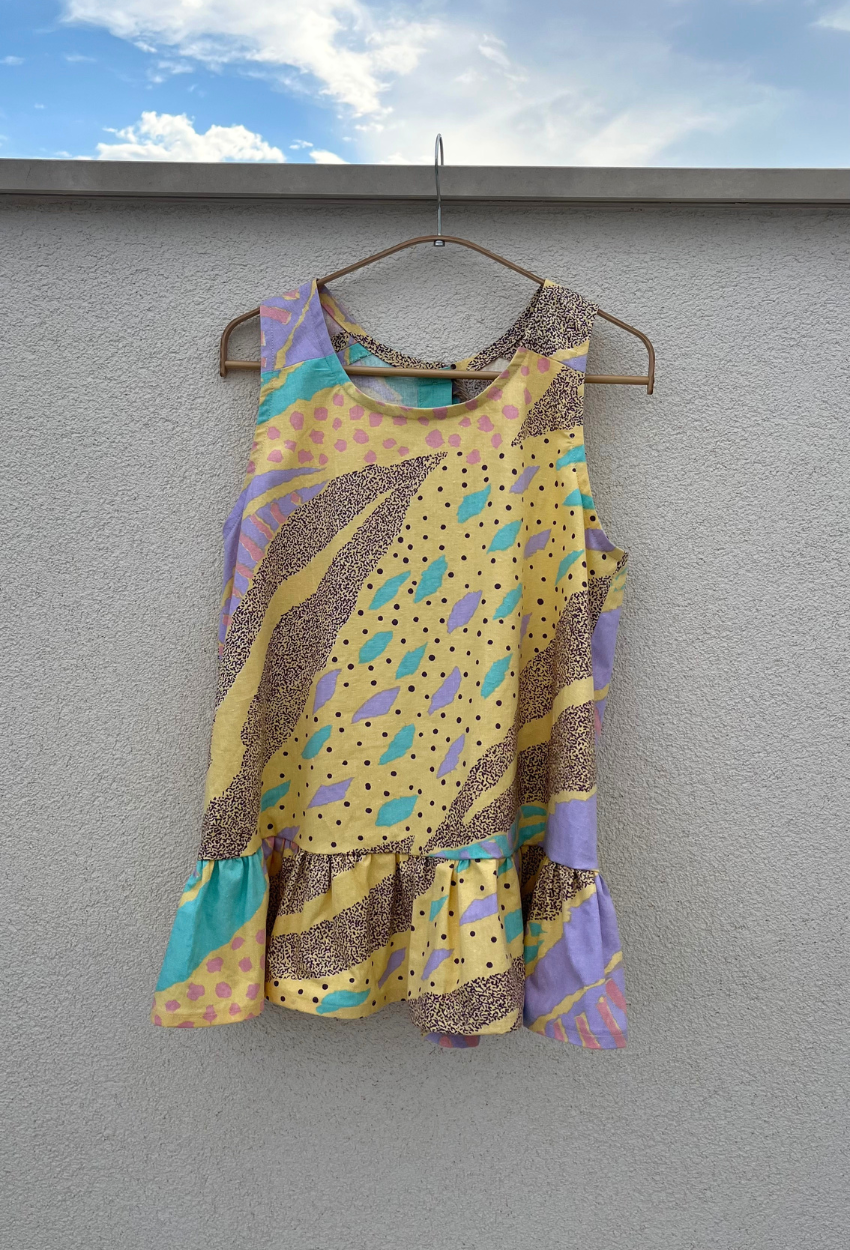 Pastel Ruffle Gathered Top - Image 3