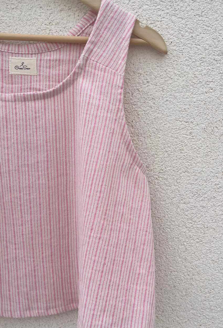 Pink Linen Top - Image 3