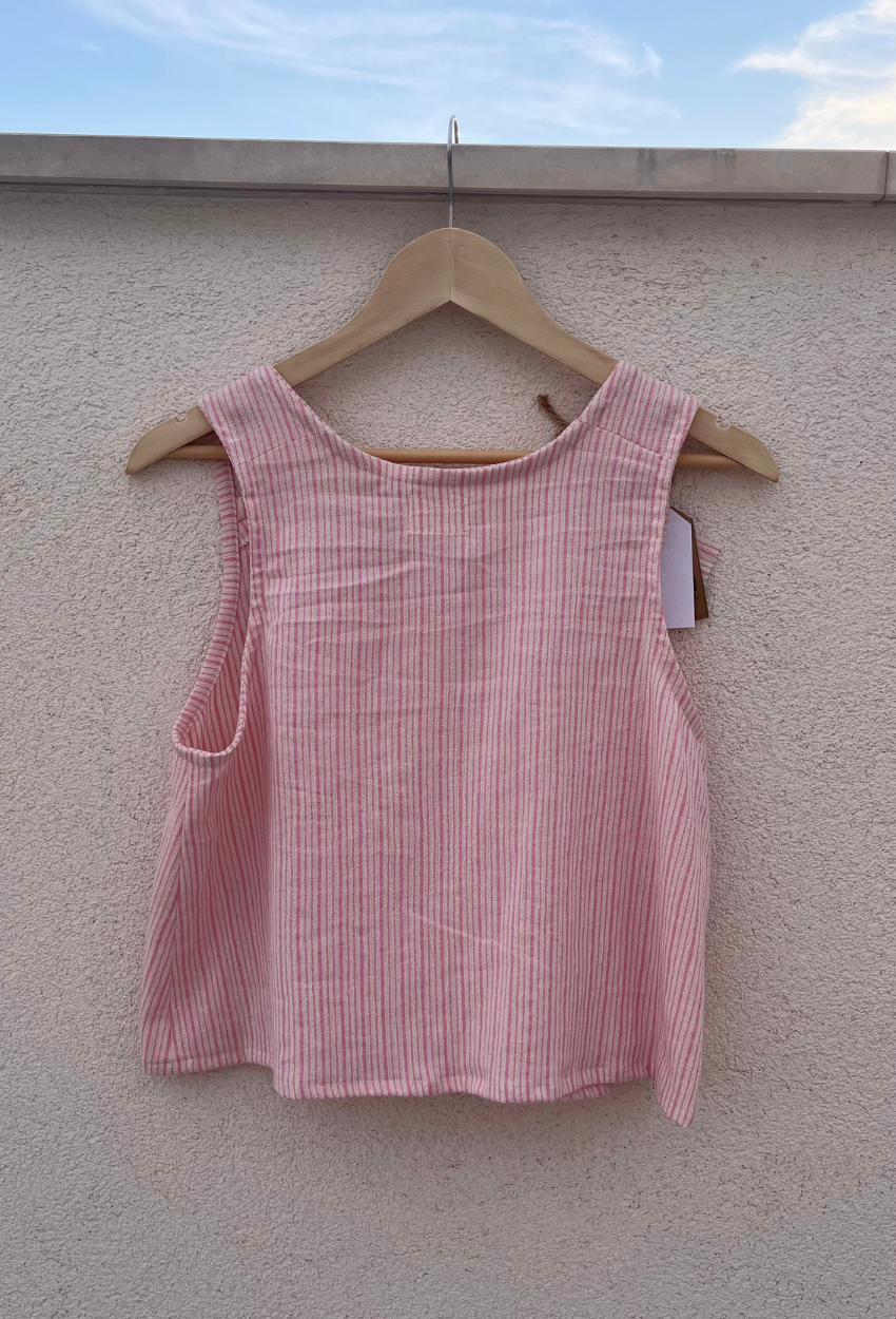 Pink Linen Top - Image 5