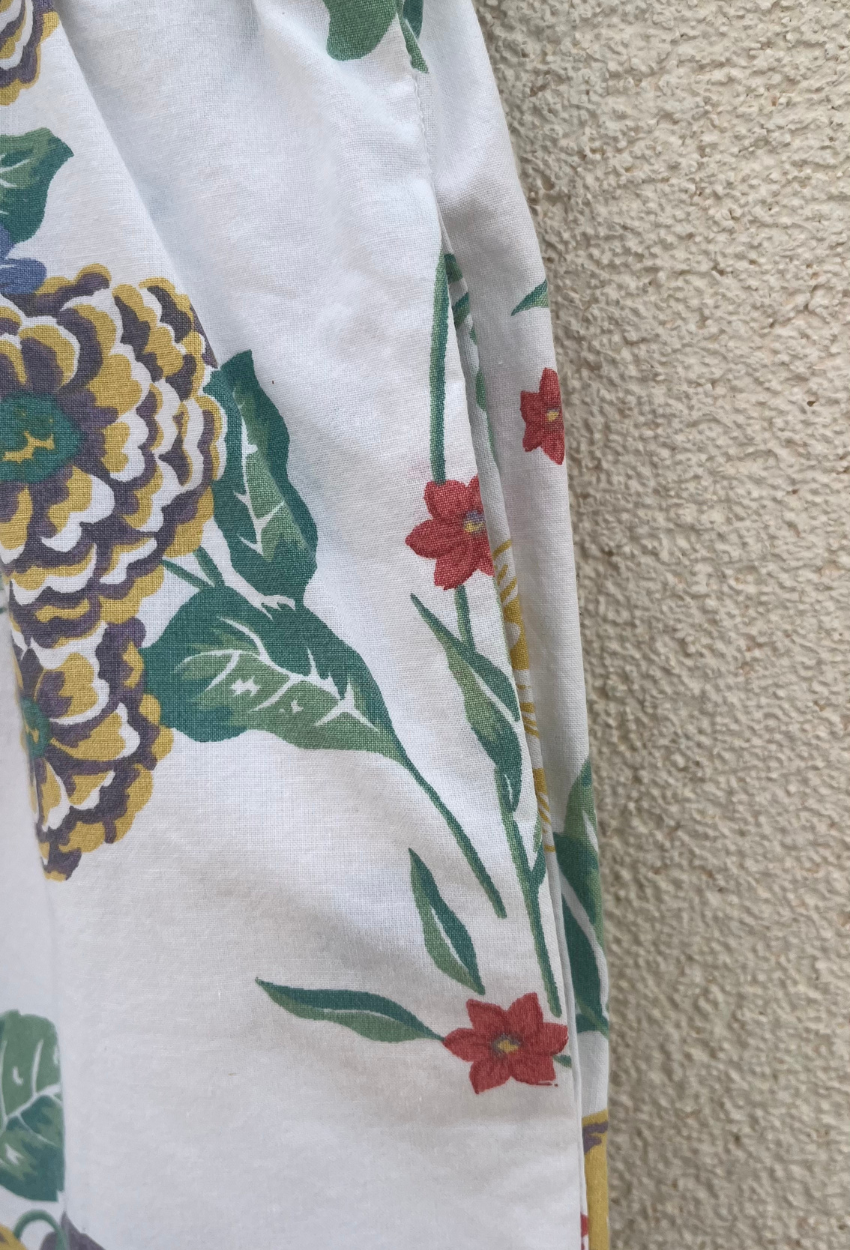 White Floral Bermuda - Image 5